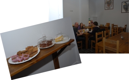 The No Car Cafe - great food in a rural location in the Peak District